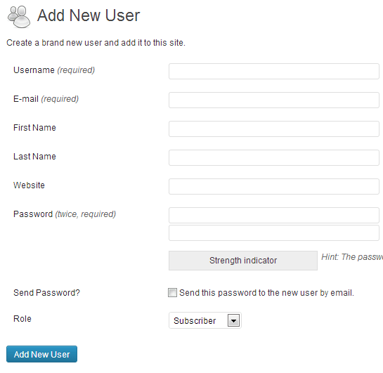 user roles