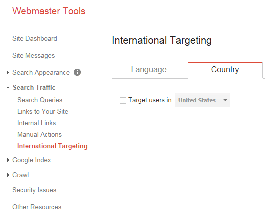 international targeting