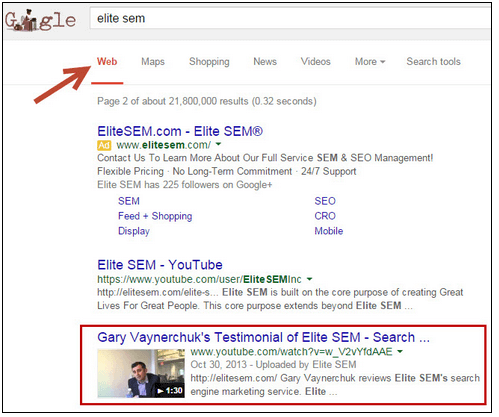 youtube search results
