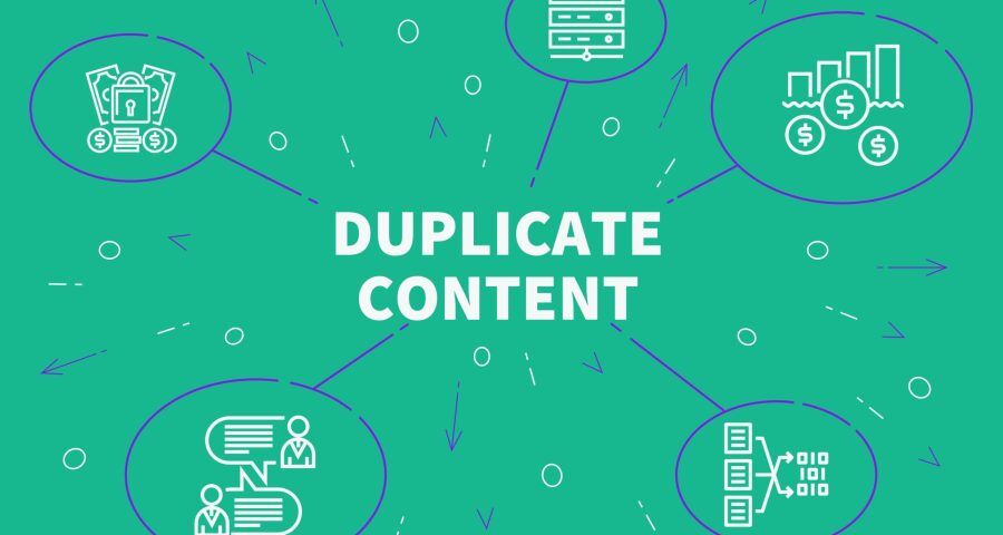 duplicate content graphic