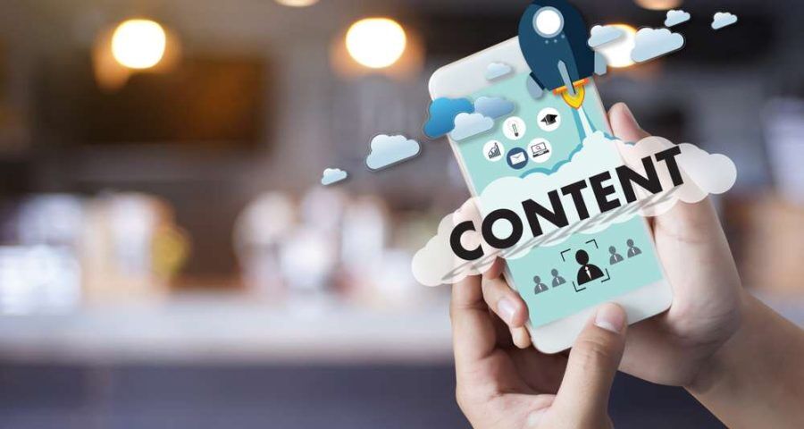 Content example on smart phone
