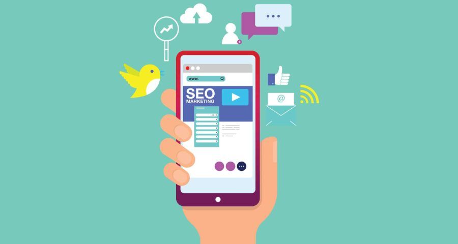 seo on mobile phone