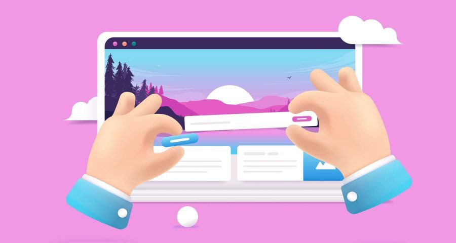 Web Developer making design a web page