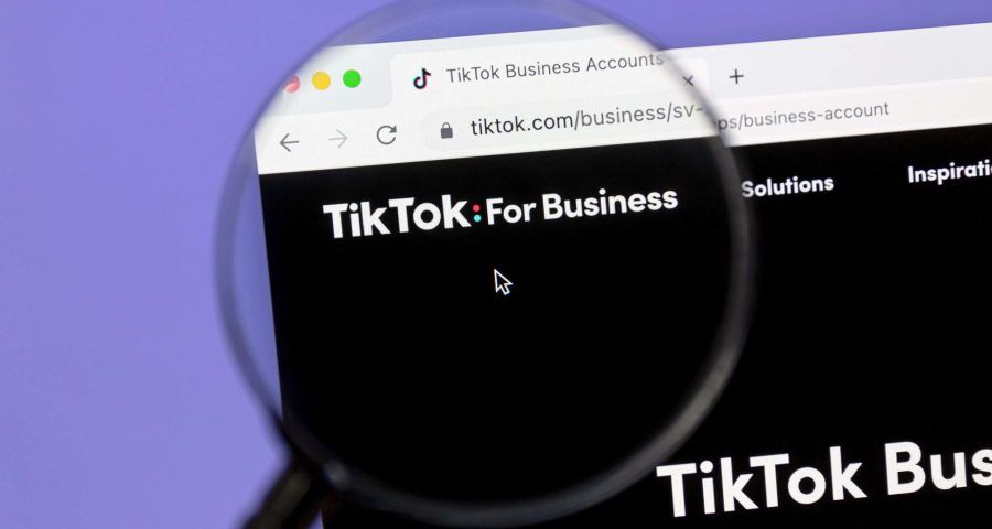 Ostersund,,Sweden,-,Aug,9,2022:,Tiktok,For,Business,Website