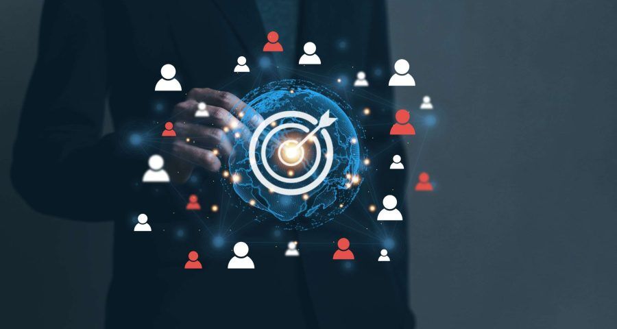Pinpointing customers on a map