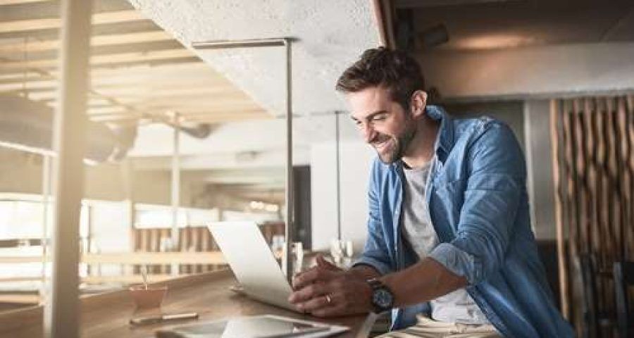 Business owner looking at ways to get cited by answer engine