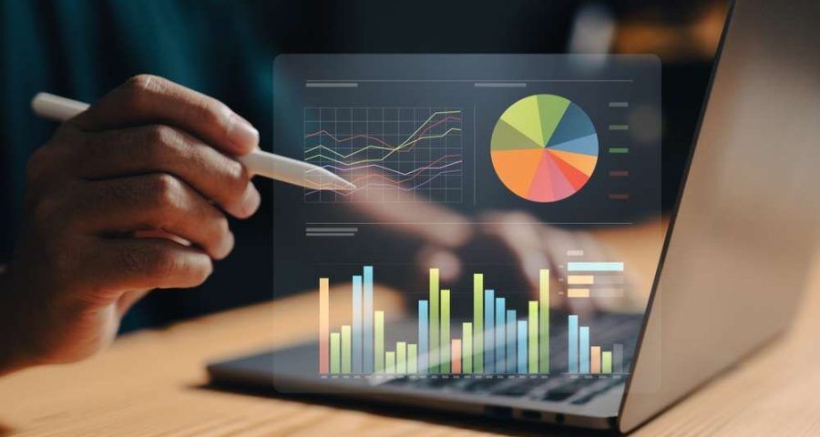 tracking website data and growth each month and each year to get a full picture of analytics for strategy development