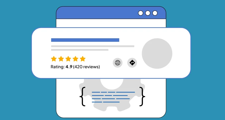 Review Schema Markup Graphic