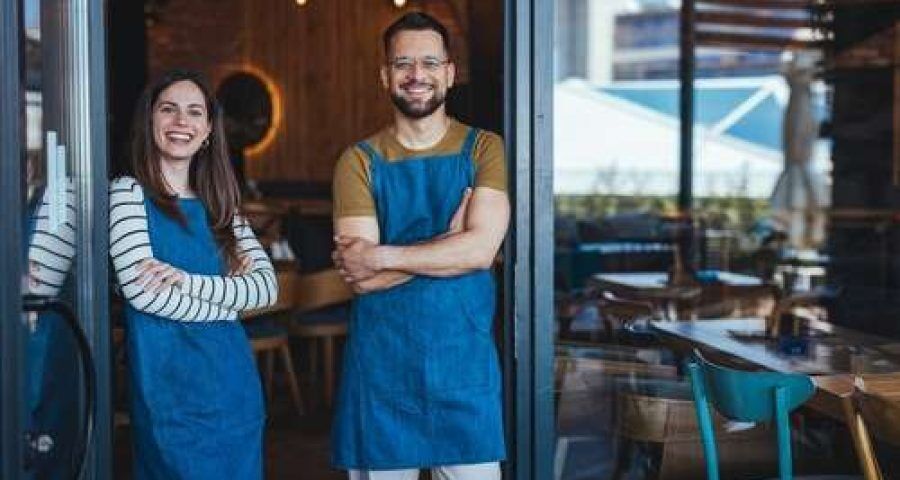 Local business owner happy that they leverage AI to boost local business presence